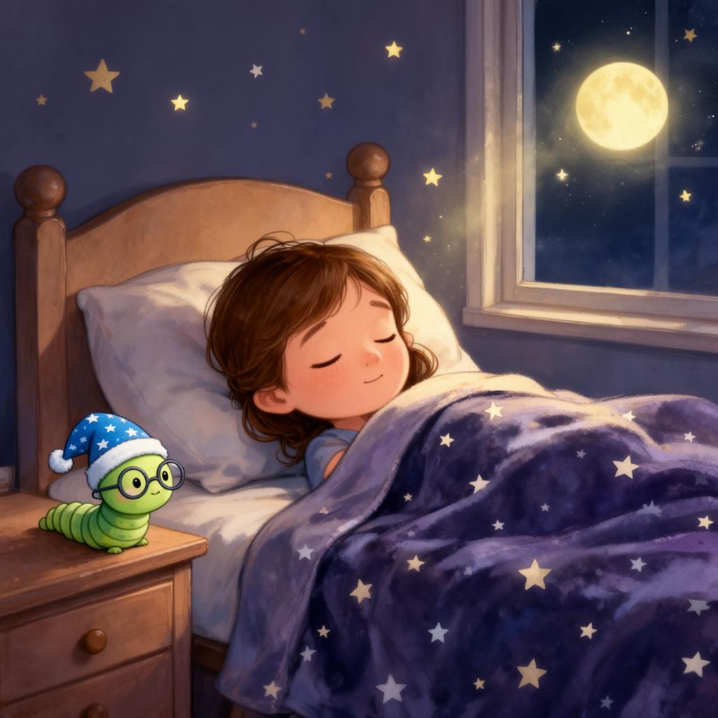 Bedtime story illustration — later tale