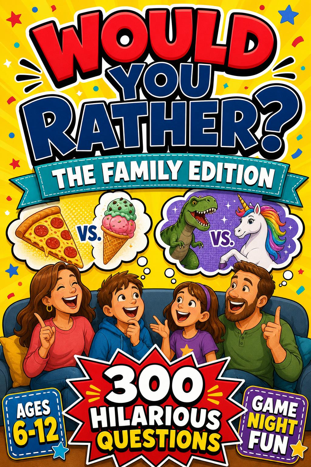 Would You Rather Family Edition ebook cover